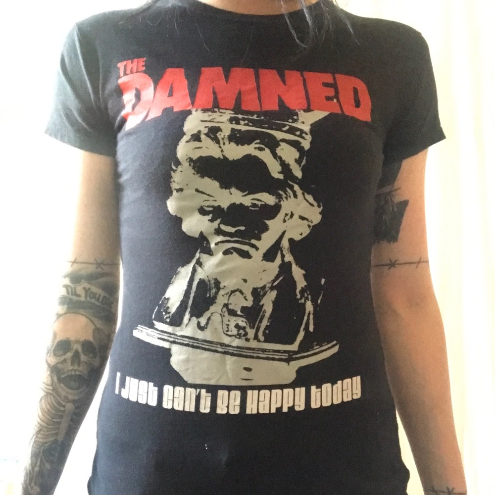 The Damned band tee, fits size Small